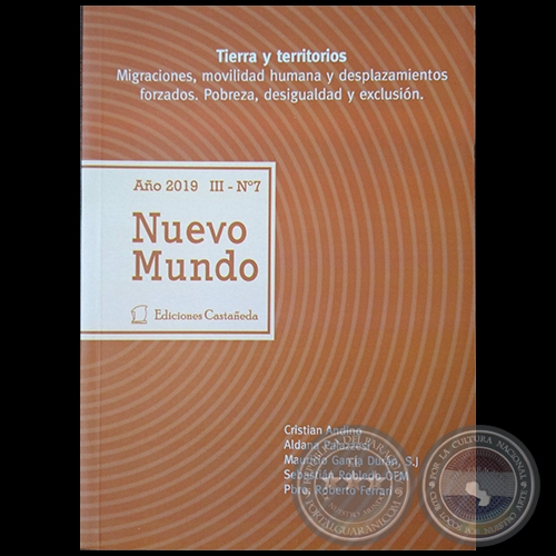 TERRITORIO Y PODER: notas en torno a la lucha por la tierra y las desigualdades - Autor: CRISTIAN ANDINO - Año 2019